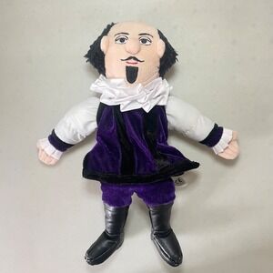 William Shakespeare Plush Doll 13" Unemployed Philosophers Guild Little Thinker